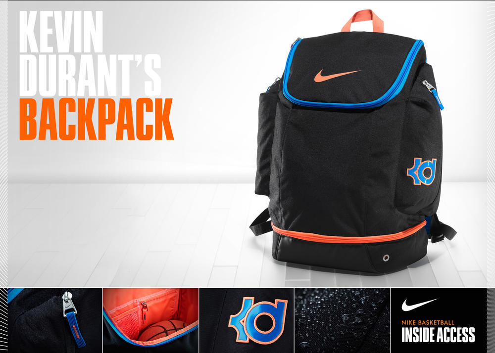 Inside Access: Kevin Durant’s backpack revealed
