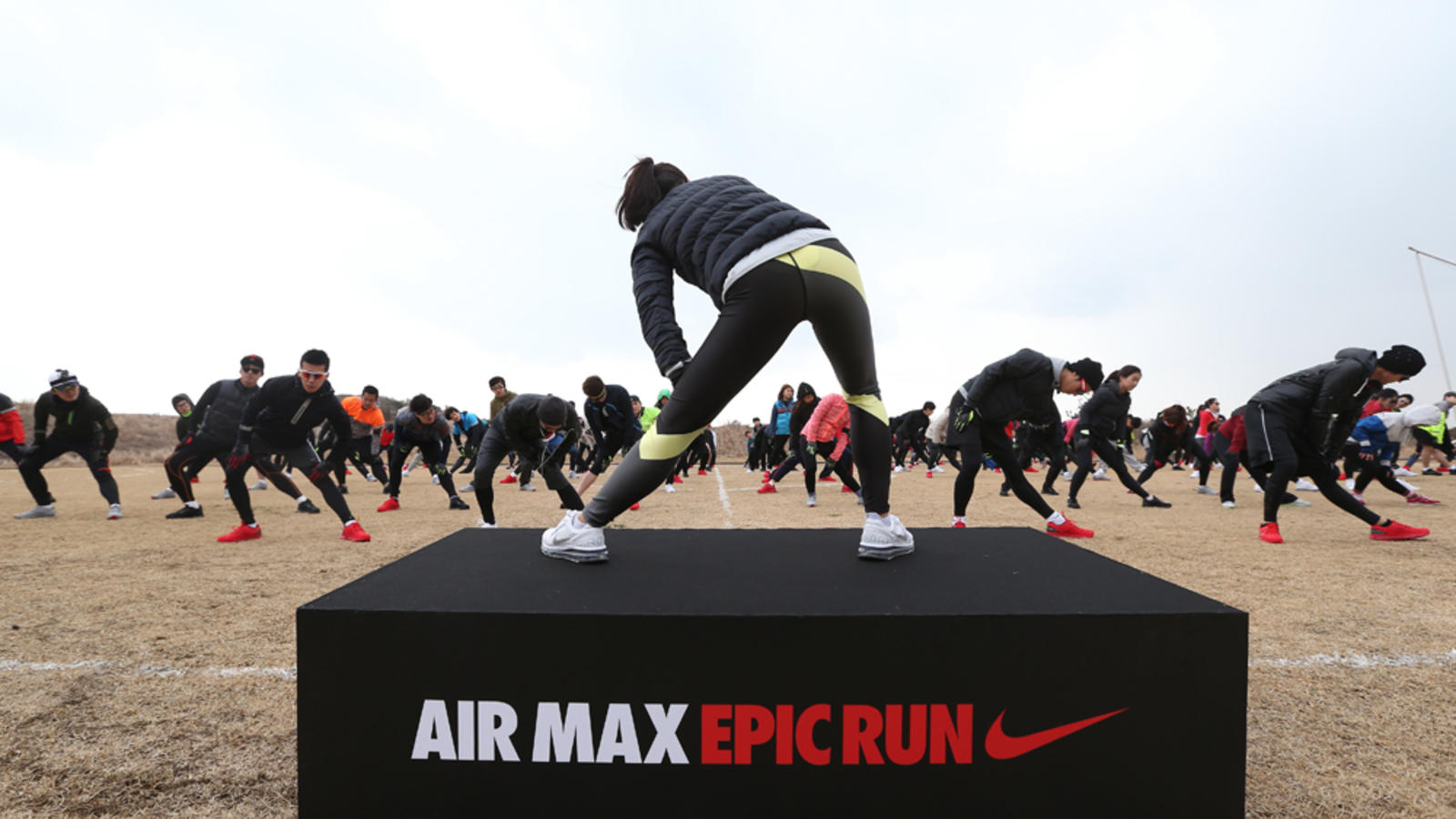 running with air max