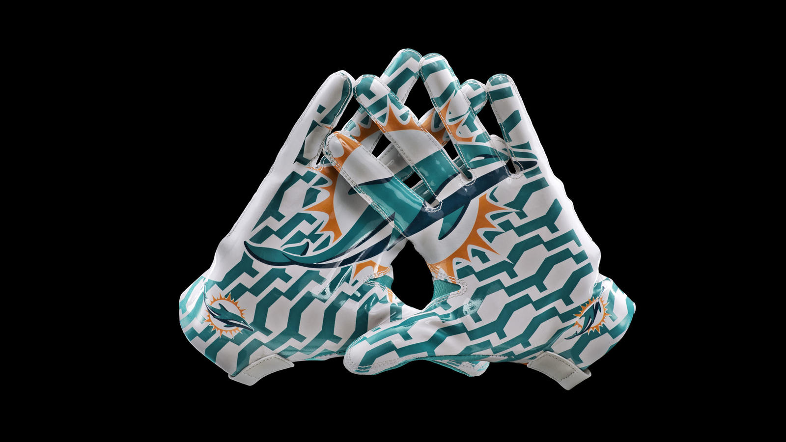 miami dolphins gloves nike