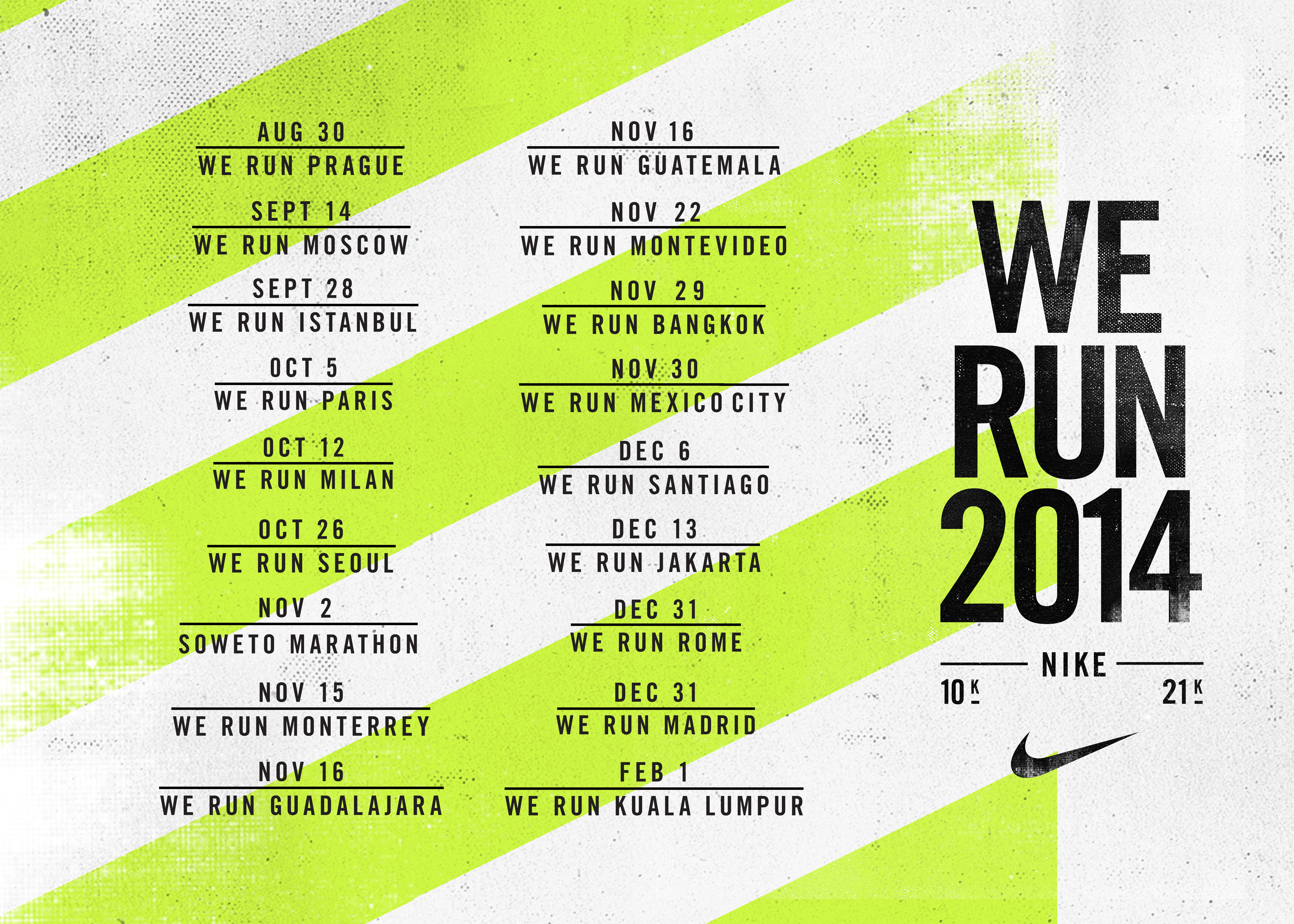nike running events