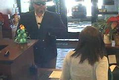 The man seen here allegedly robbed the U.S. Bank in Jackson on New Year's Eve The man seen here allegedly robbed the U.S. Bank in Jackson on New Year's Eve