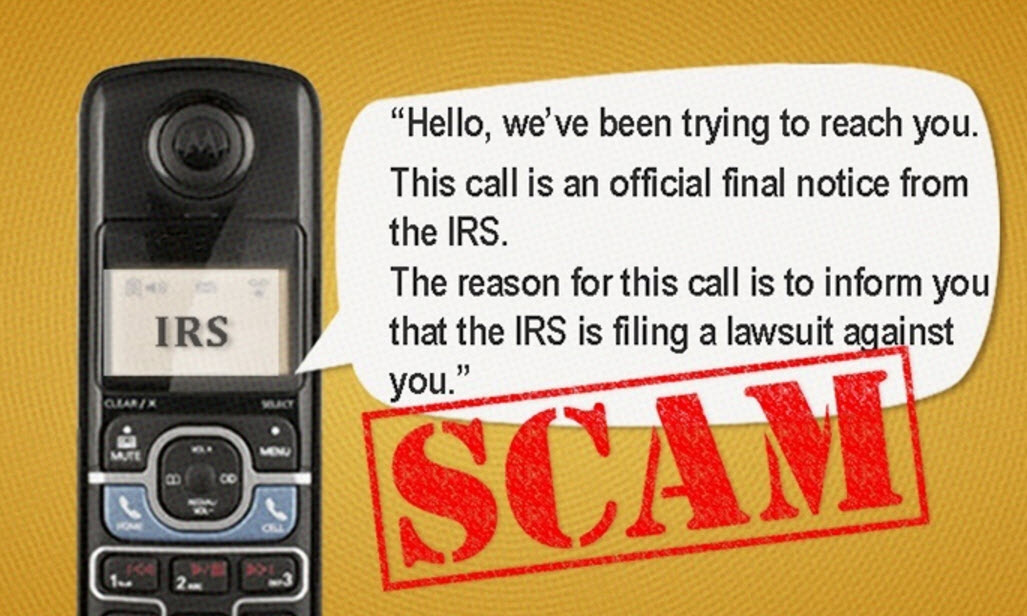 GT Police Alert IRS Phone Scam Sample Call CNBNews