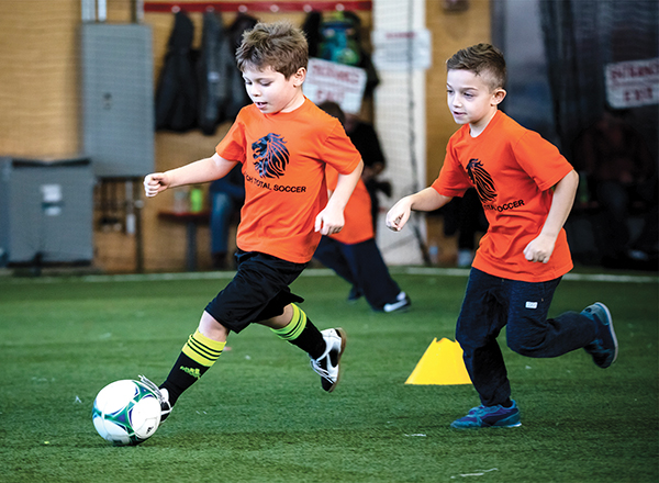 indoor soccer for kids near me