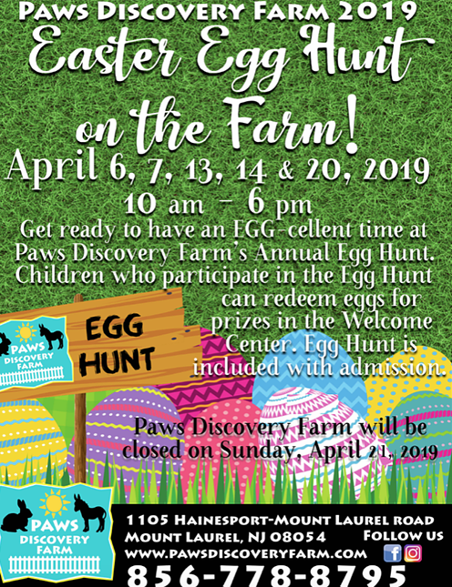 Paws Discovery Farm 2019 Easter Egg Hunt on the Farm