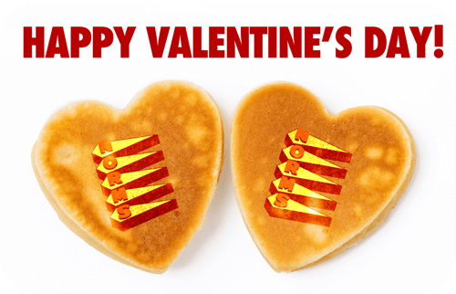 Valentine's Day - Pancakes