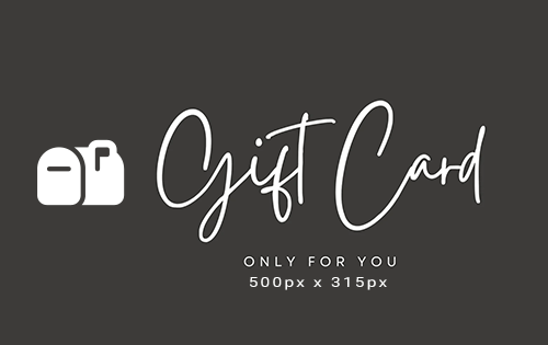 Physical Gift Card, sent by Mail