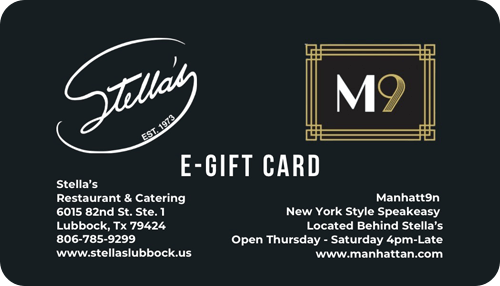 Digital Gift Card, sent by Email