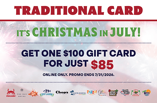 Traditional Mailed Gift Card $100 for $85