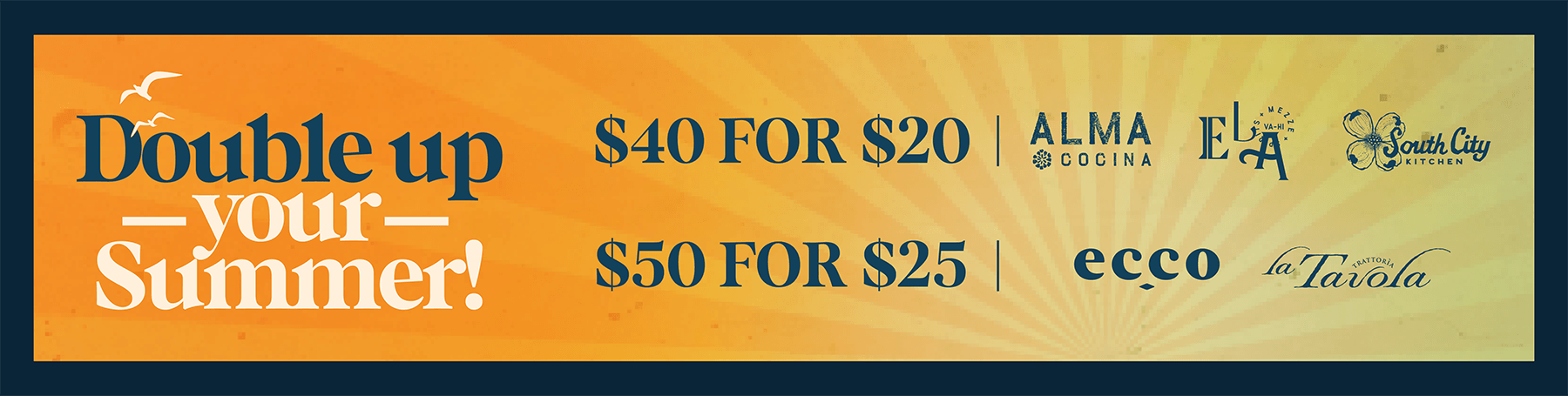 Double Up your Summer
