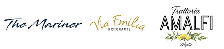 The Mariner, Via Emilia, and Trattoria Amalfi
