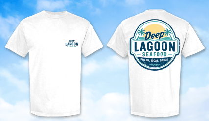 Deep Lagoon Label - White