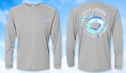 Deep Lagoon Fishing Marlin - Heather Grey