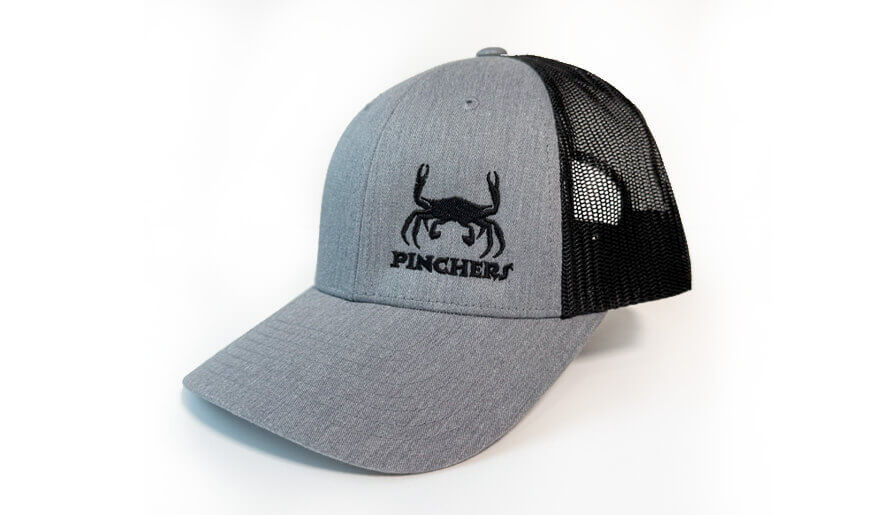 Light Grey Embroidered Cap
