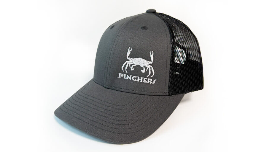 Dark Grey Embroidered Cap