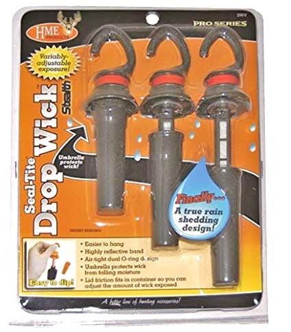 HME Seal-Tite Drop Wick Scent Dispenser – 3-Pack, Tan Color (DW-V #00803)