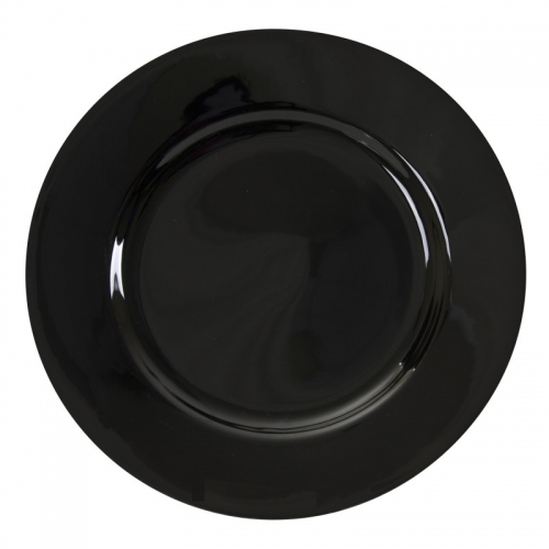 Black Dinner Plate