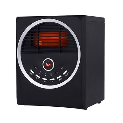 Black Konwin Infrared Quartz Heater, 1500-Watts | Cottingham True Value ...