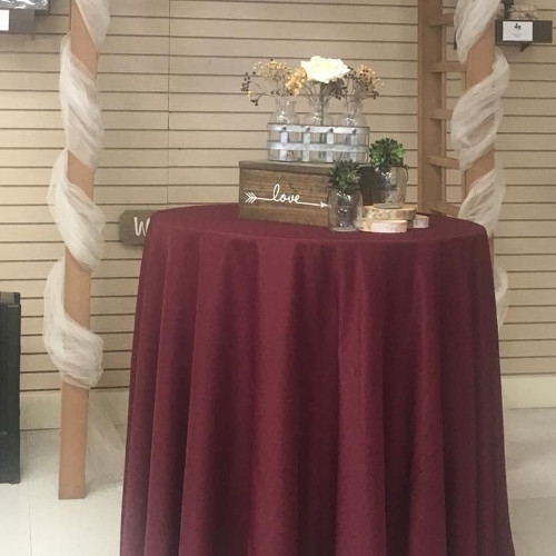 Cloth, 120" Round Stellar Rentals Texas Burleson, TX 76028