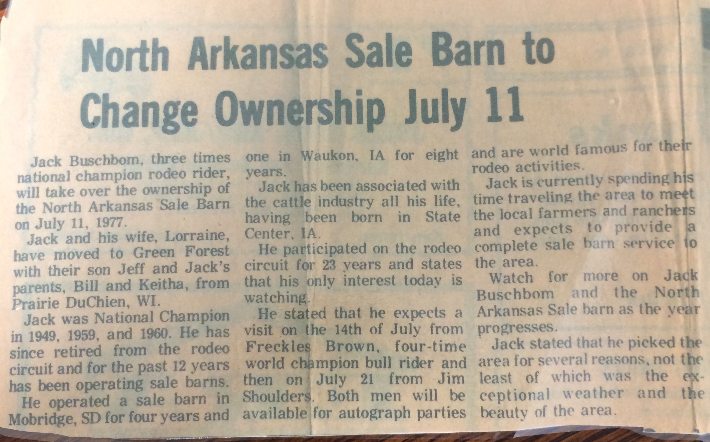 Photo Gallery North Arkansas Livestock Auction, Inc. Green Forest, AR