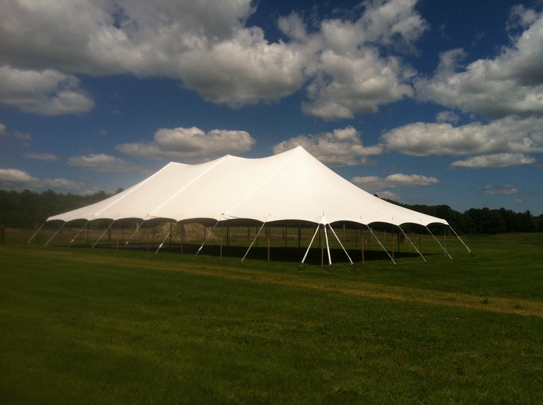 40' x 80' Pole Tent Westville Grand Rental Station Plaistow, NH