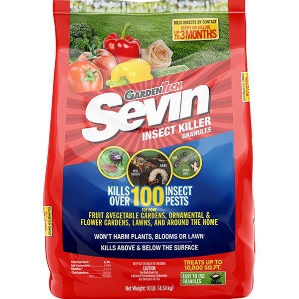 GARDENTECH SEVIN INSECT KILLER GRANULES 10 LB Bowen's Farm Supply, Inc. Annapolis, MD