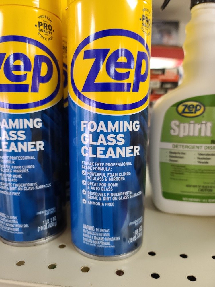 Zep Foaming Glass Cleaner States Rental Service, Inc. Indiana, PA