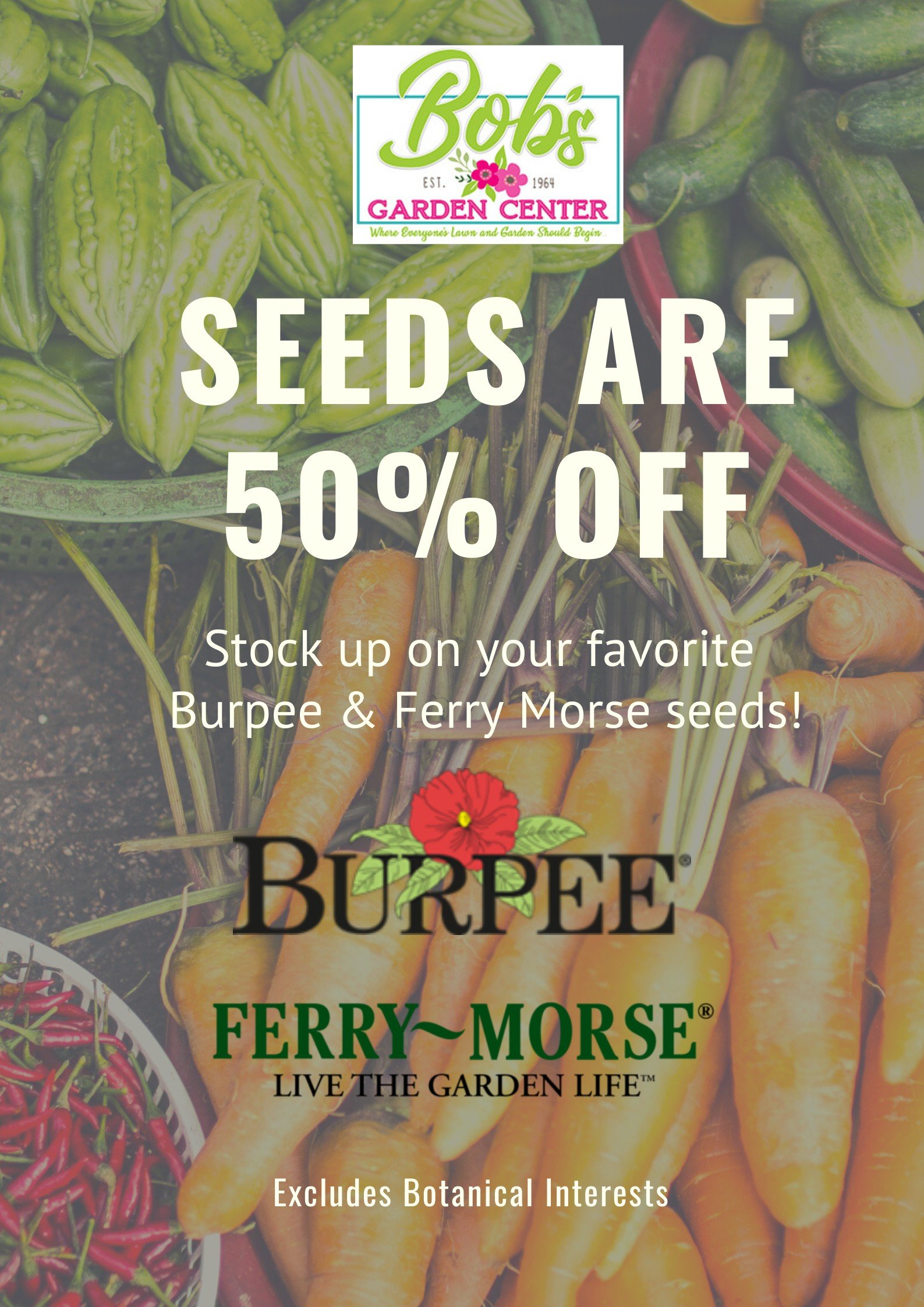 Sales & Coupons for Bob's Garden Center Bob's Garden Center Egg