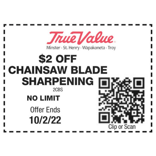 Special Offers Western Ohio True Value Hardware Minster, OH St