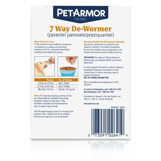 Is Petarmor A Good Dewormer at Alexander Purnell blog