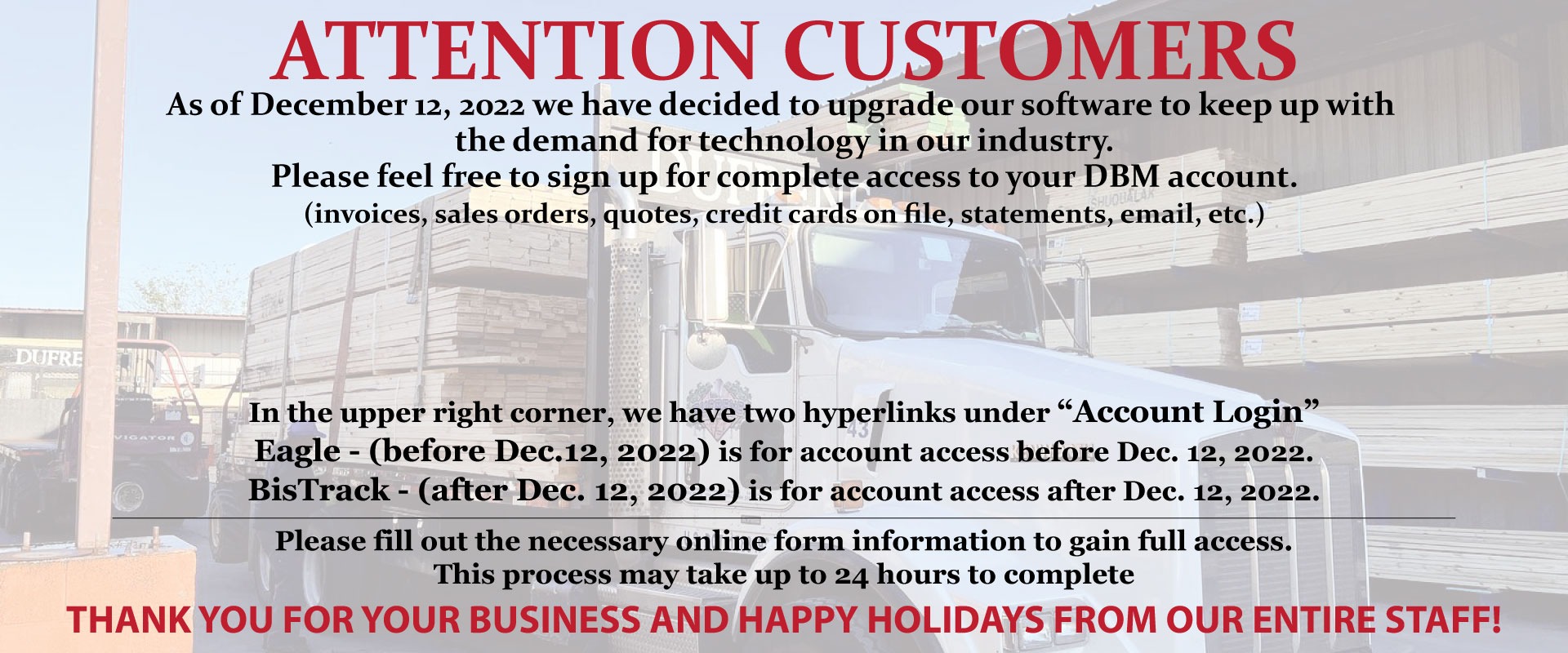 Full Service Lumber Supplier, Tools, Farm Supplies, Decking, & Paint