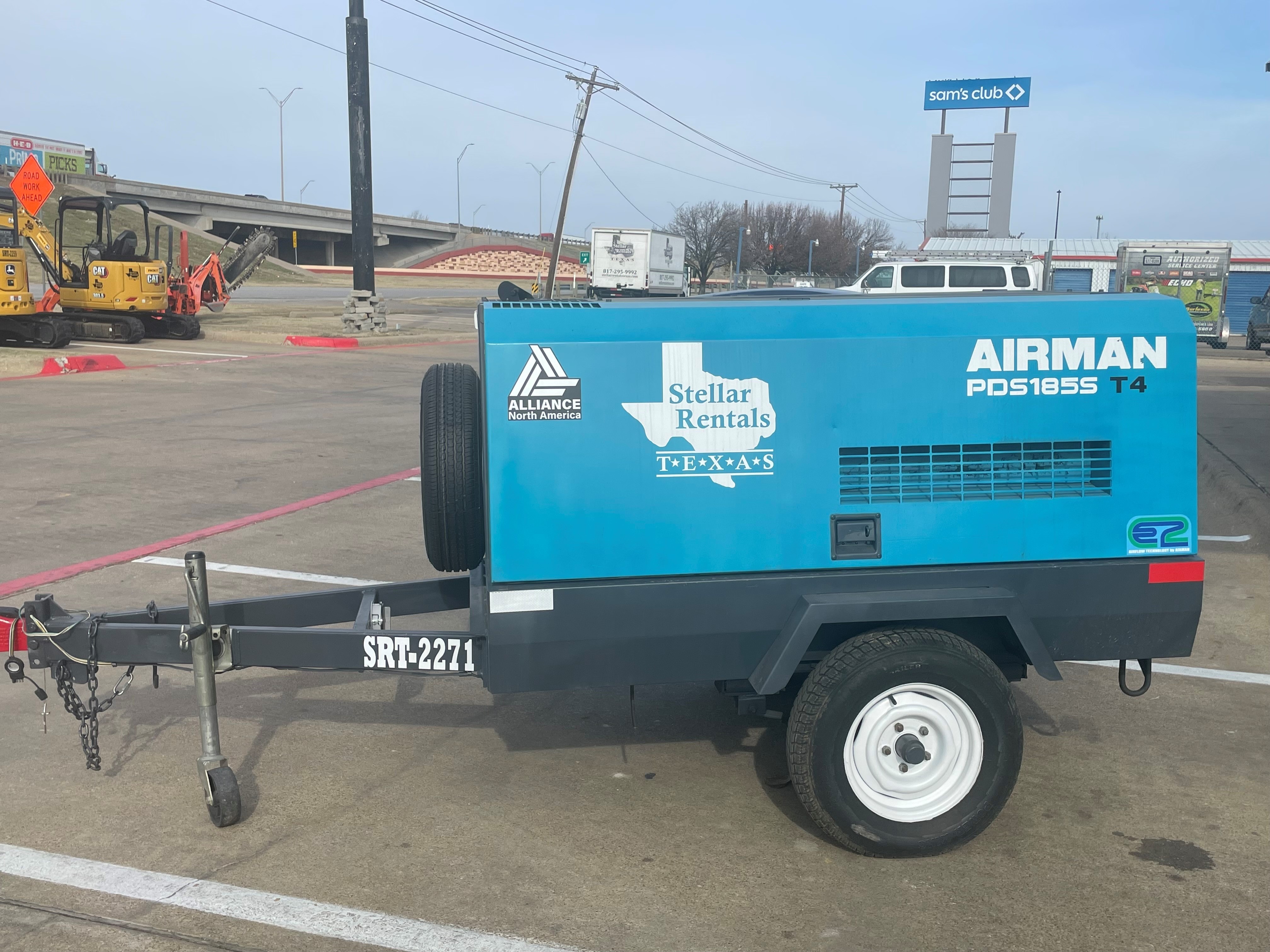 AIR COMPRESSOR, 185 TOWABLE Stellar Rentals Texas Burleson, TX 76028