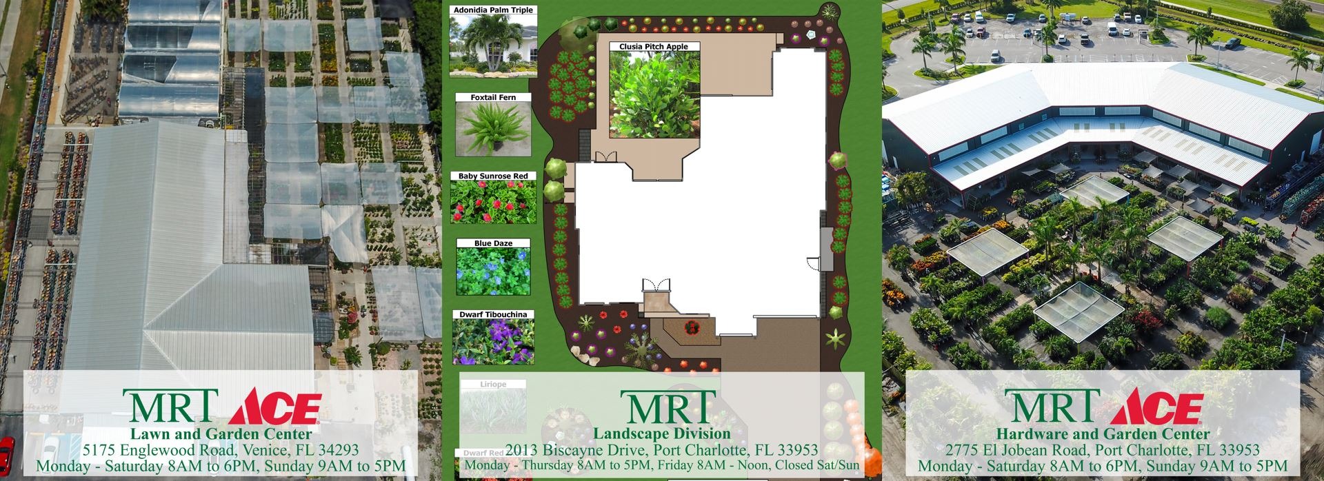 MRT Venice FL, MRT Landscaping FL, Garden Center Venice fl MRT Lawn