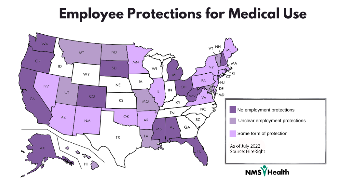 Employee Cannabis Protection Map