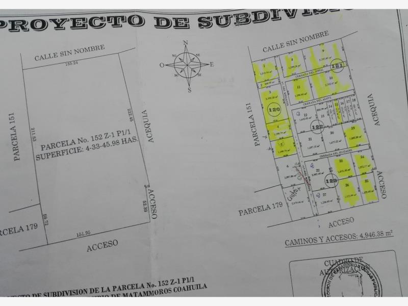 Terreno en Venta en El Cambio, Matamoros, Coahuila de Zaragoza Terreno en Venta en El Cambio, Matamoros, Coahuila de Zaragoza