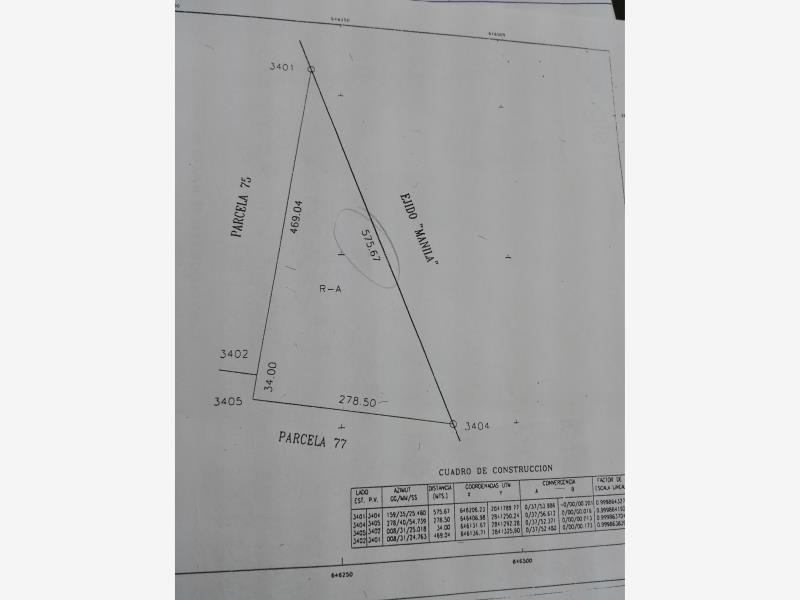 Terreno en Venta en Manila, Gómez Palacio, Durango