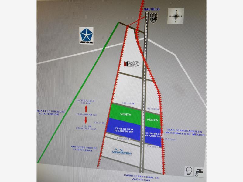 Terreno en venta en El Derramadero, Saltillo