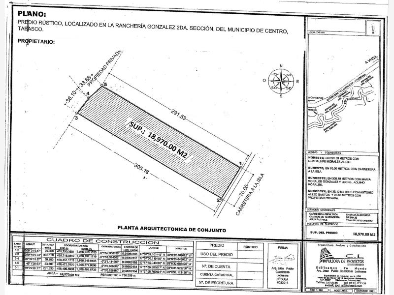 Terreno en venta en González 1ra. Sección, Centro — foto 1 de 2