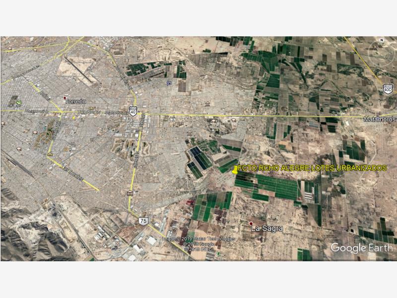 Terreno en Venta en Rancho Alegre, Torreón, Coahuila de Zaragoza
