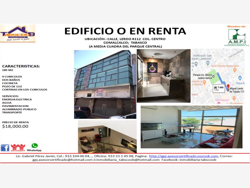 Edificio en renta en Comalcalco Centro, Comalcalco — foto 1 de 27