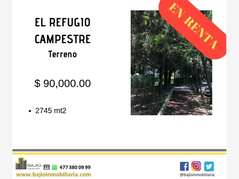 Terreno en renta en El Refugio Campestre, León — foto 1 de 3
