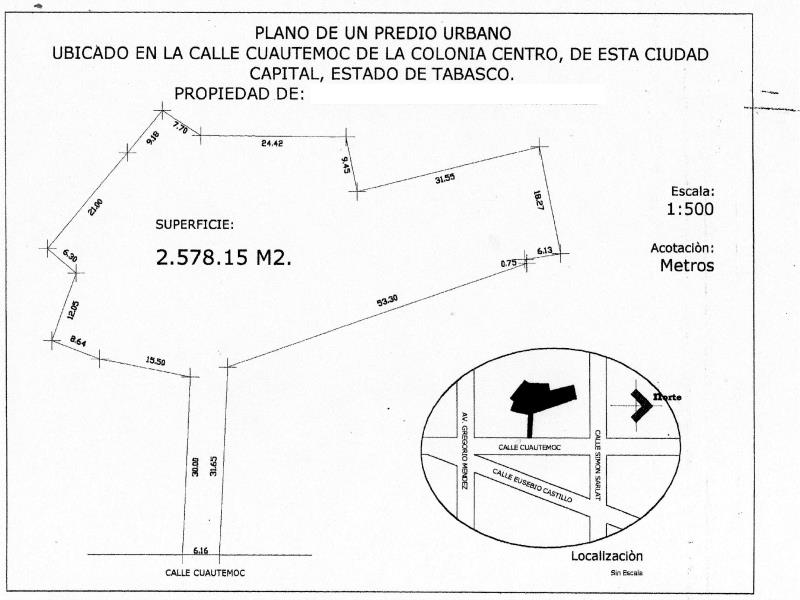 Terreno en venta en Villahermosa Centro, Centro — foto 1 de 5