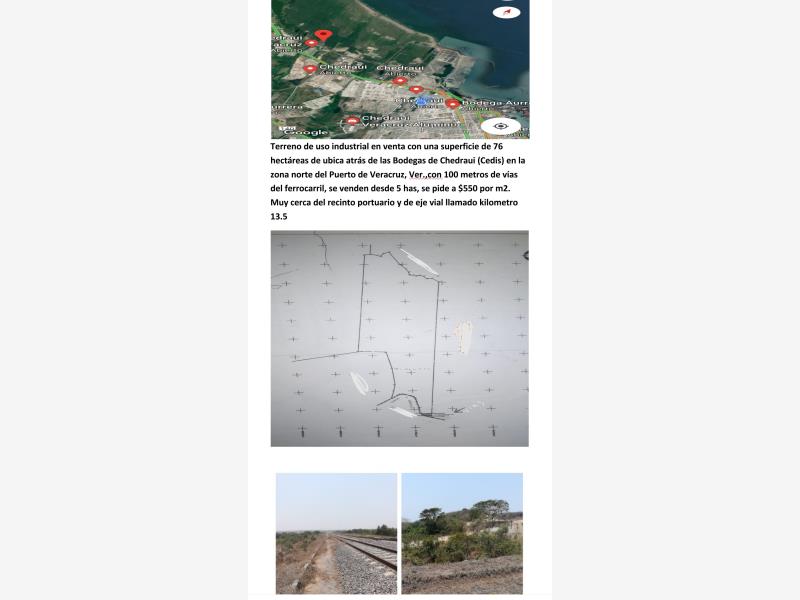 Terreno en venta en Ampliación Puerto de Veracruz, Veracruz