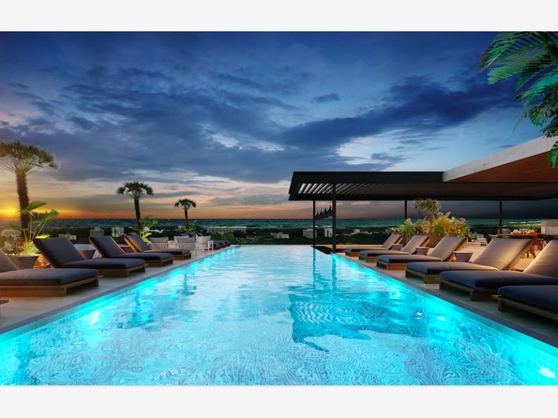 Departamento en venta en Playa del Carmen Centro, Solidaridad — foto 1 de 47