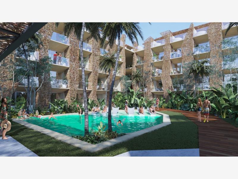 Departamento en venta en Tulum Centro, Tulum — foto 1 de 17