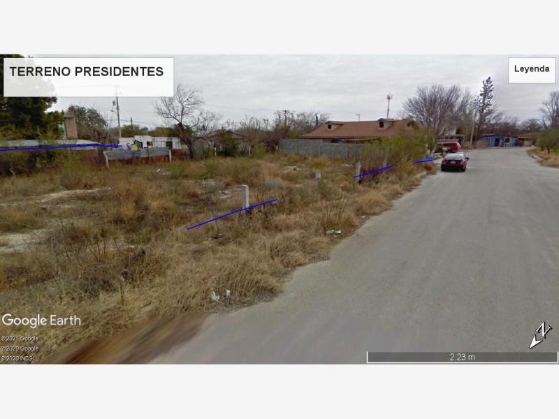 Terreno en venta en Presidentes, Piedras Negras — foto 1 de 5