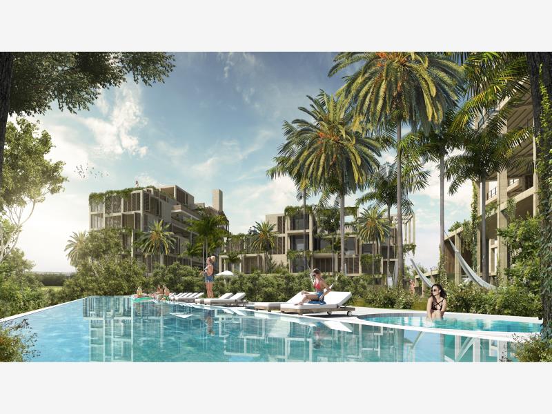 Departamento en venta en Playa del Carmen, Solidaridad — foto 1 de 2