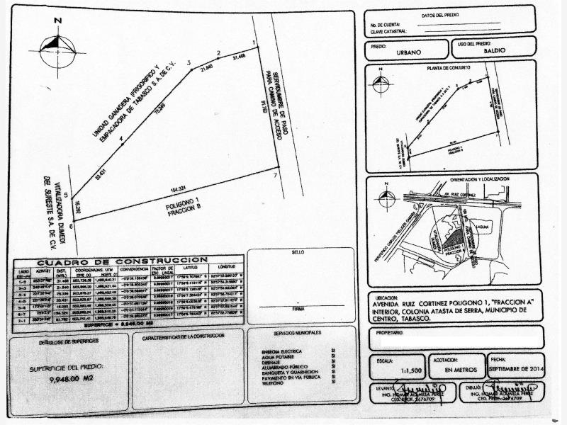 Terreno en venta en Carrizal, Centro — foto 1 de 5
