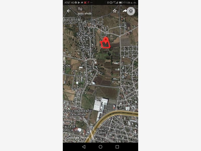 Terreno en venta en Quinceo, Morelia — foto 1 de 5