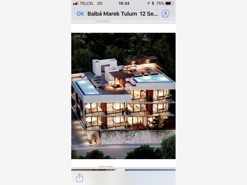 Departamento en venta en La Veleta, Tulum — foto 1 de 14