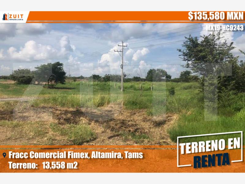 Terreno en renta en Fracc Comercial Fimex, Altamira — foto 1 de 3